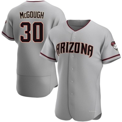 Men's Scott McGough Arizona Diamondbacks Authentic Gray Road Jersey