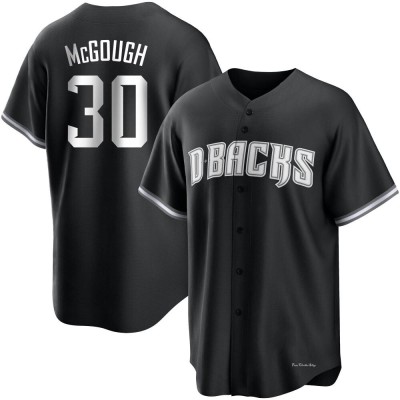 Men's Scott McGough Arizona Diamondbacks Replica Black/White Jersey