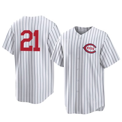 Men's Sean Casey Cincinnati Reds Replica White 2022 Field Of Dreams Jersey