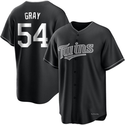 Men's Sonny Gray Minnesota Twins Replica Black/White Jersey