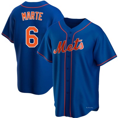Men's Starling Marte New York Mets Replica Royal Alternate Jersey