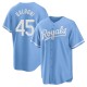Men's Steve Balboni Kansas City Royals Replica Light Blue 2022 Alternate Jersey