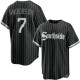 Men's Tim Anderson Chicago White Sox Replica Black 2021 City Connect Jersey