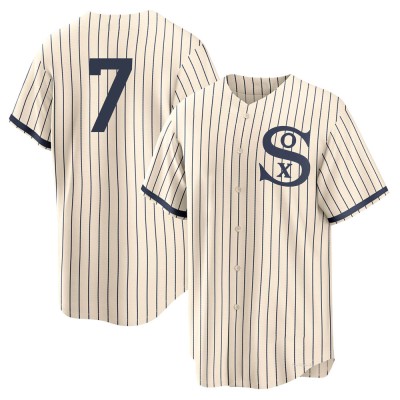 Men's Tim Anderson Chicago White Sox Replica Cream 2021 Field of Dreams Jersey