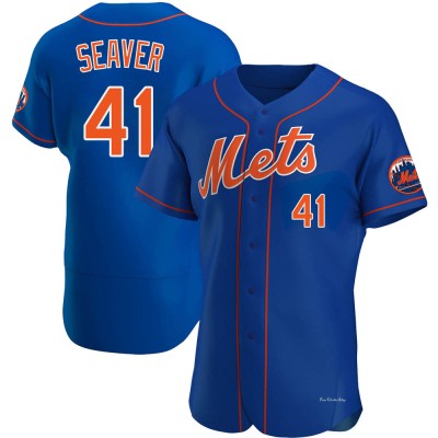 Men's Tom Seaver New York Mets Authentic Royal Alternate Jersey