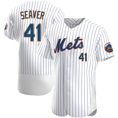 Men's Tom Seaver New York Mets Authentic White Home Jersey