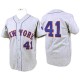 Men's Tom Seaver New York Mets Replica Grey 1969 Throwback Jersey