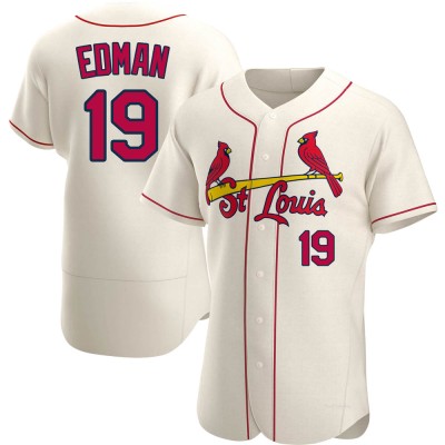 Men's Tommy Edman St. Louis Cardinals Authentic Cream Alternate Jersey