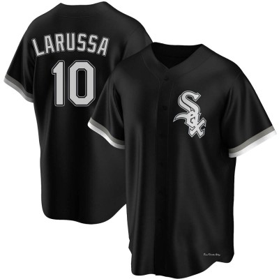 Men's Tony Larussa Chicago White Sox Replica Black Alternate Jersey