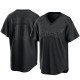 Men's Tony Larussa Chicago White Sox Replica Black Pitch Fashion Jersey
