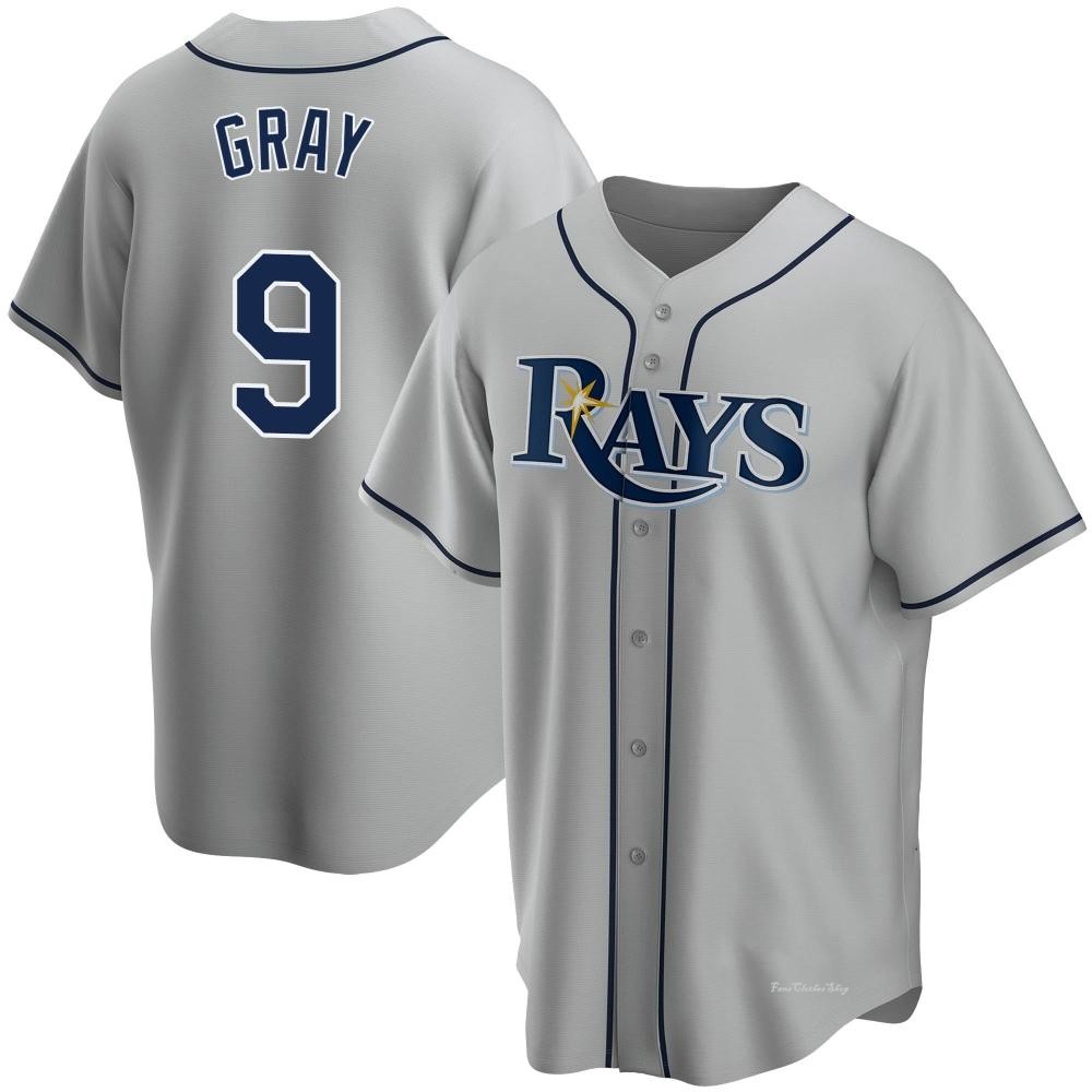 Men's Tristan Gray Tampa Bay Rays Replica Gray Road Jersey