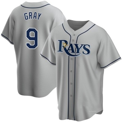 Men's Tristan Gray Tampa Bay Rays Replica Gray Road Jersey