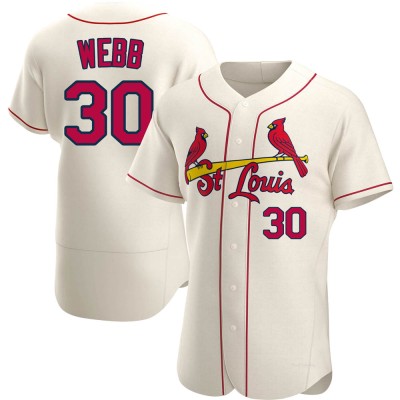 Men's Tyler Webb St. Louis Cardinals Authentic Cream Alternate Jersey