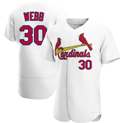 Men's Tyler Webb St. Louis Cardinals Authentic White Home Jersey