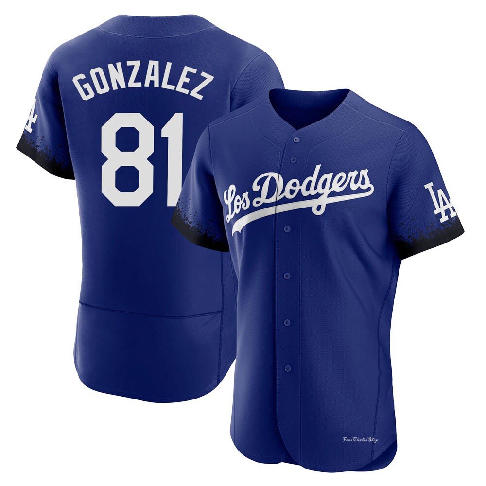 Men's Victor Gonzalez Los Angeles Dodgers Authentic Royal 2021 City Connect Jersey