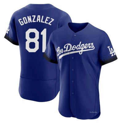 Men's Victor Gonzalez Los Angeles Dodgers Authentic Royal 2021 City Connect Jersey