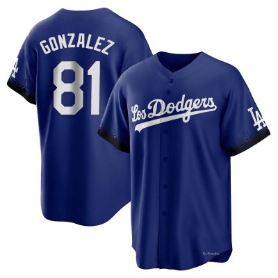 Men's Victor Gonzalez Los Angeles Dodgers Replica Royal 2021 City Connect Jersey