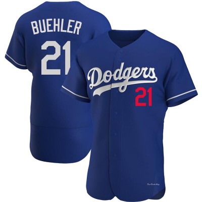 Men's Walker Buehler Los Angeles Dodgers Authentic Royal Alternate Jersey