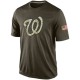 Men's Washington Nationals Olive Dri-Fit Salute To Service KO Performance T-Shirt