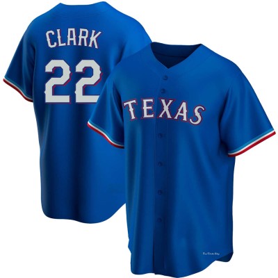 Men's Will Clark Texas Rangers Replica Royal Alternate Jersey