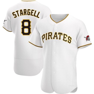 Men's Willie Stargell Pittsburgh Pirates Authentic White Home Jersey