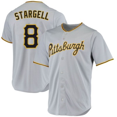 Men's Willie Stargell Pittsburgh Pirates Replica Gray Road Jersey