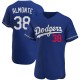 Men's Yency Almonte Los Angeles Dodgers Authentic Royal Alternate Jersey