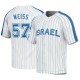 Men's Zack Weiss Israel Baseball Replica White 2023 World Baseball Classic Jersey