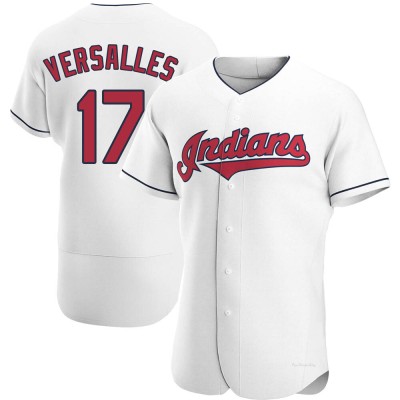 Men's Zoilo Versalles Cleveland Guardians Authentic White Home Jersey