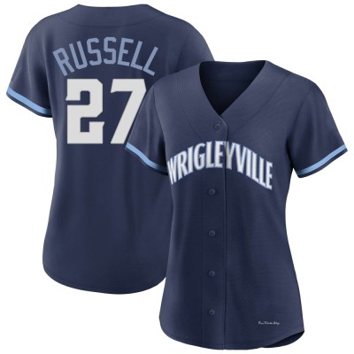 Women's Addison Russell Chicago Cubs Replica Navy 2021 City Connect Jersey