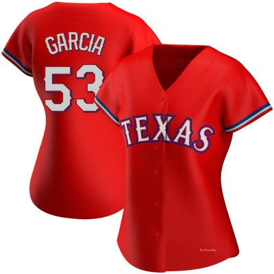 Women's Adolis Garcia Texas Rangers Replica Red Alternate Jersey