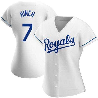 Women's A.j. Hinch Kansas City Royals Replica White Home Jersey