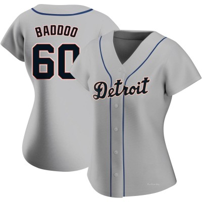 Women's Akil Baddoo Detroit Tigers Authentic Gray Road Jersey