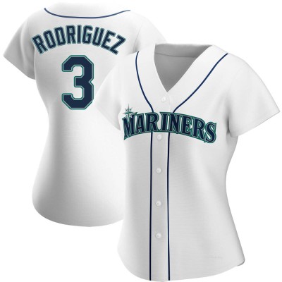 Women's Alex Rodriguez Seattle Mariners Authentic White Home Jersey