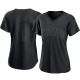 Women's Alexander Canario Chicago Cubs Replica Black Pitch Fashion Jersey