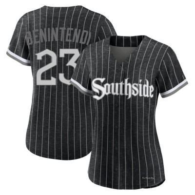 Women's Andrew Benintendi Chicago White Sox Replica Black 2021 City Connect Jersey