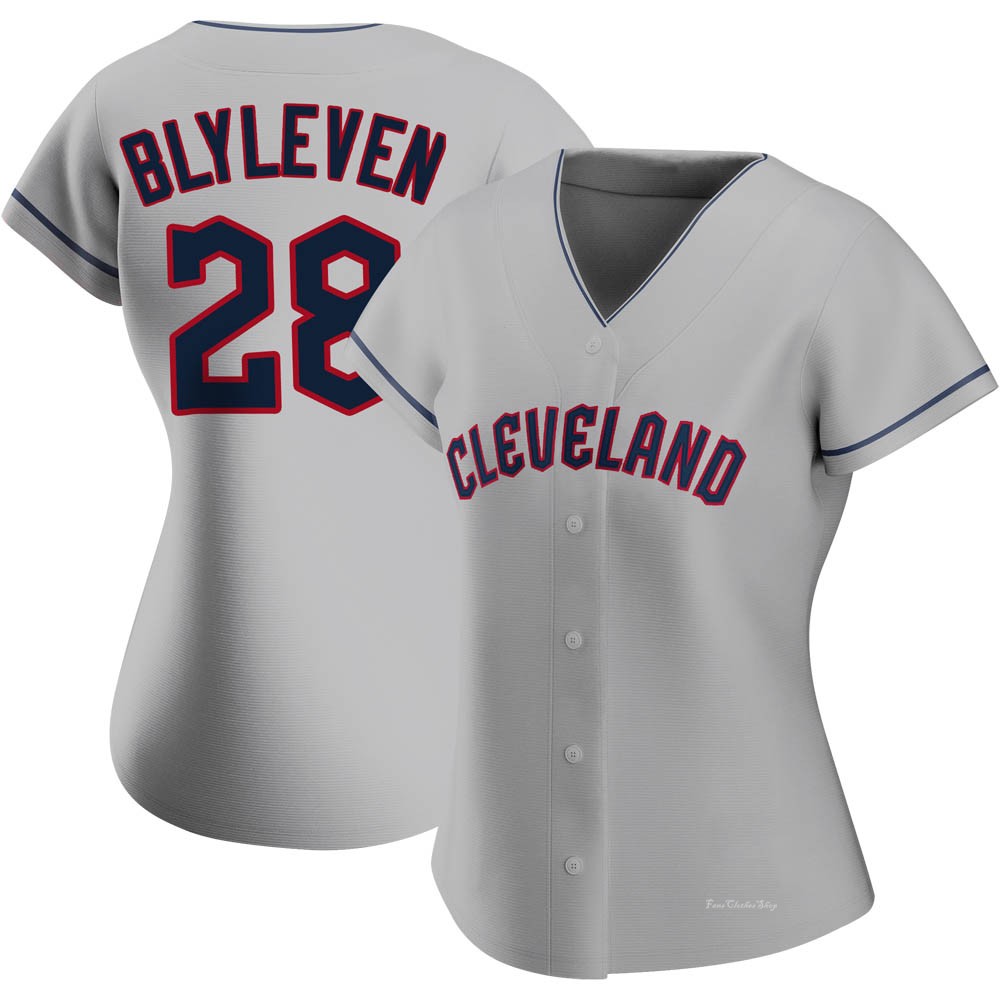 Women's Bert Blyleven Cleveland Guardians Replica Gray Road Jersey