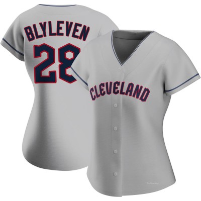 Women's Bert Blyleven Cleveland Guardians Replica Gray Road Jersey