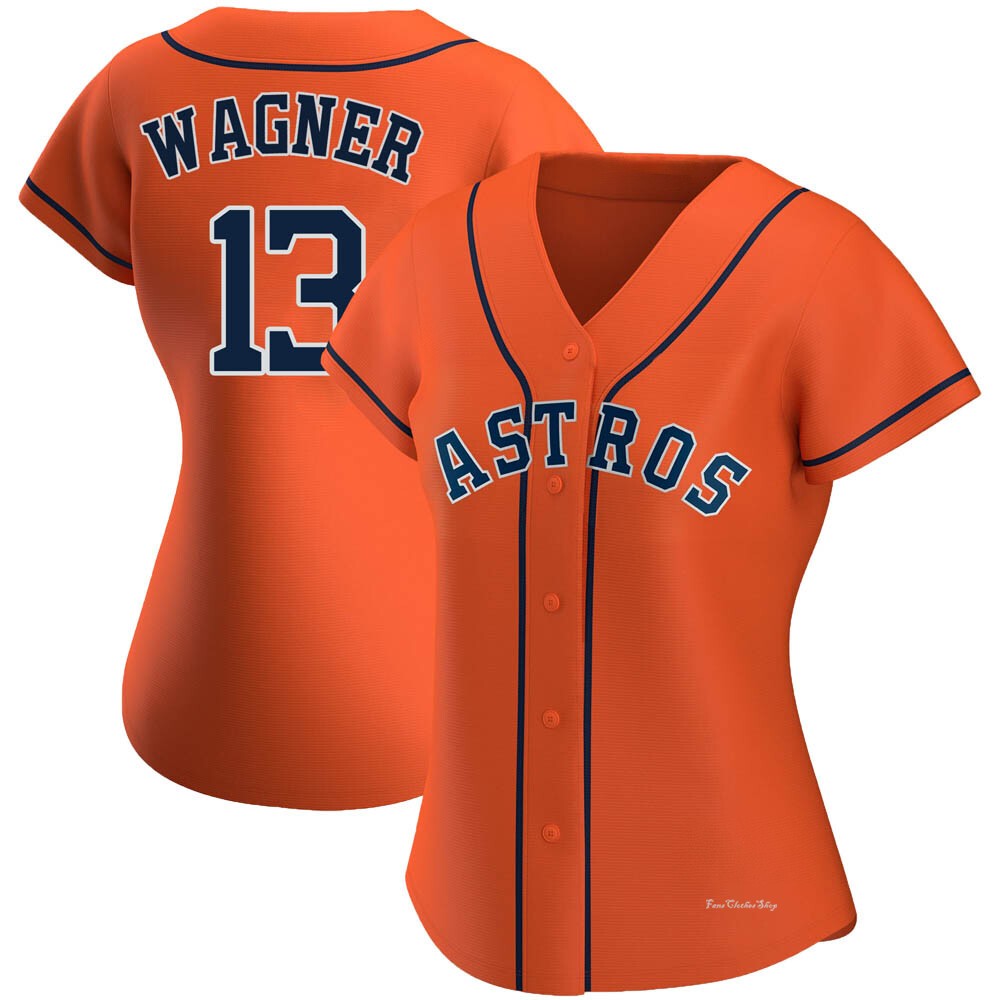 Women's Billy Wagner Houston Astros Replica Orange Alternate Jersey