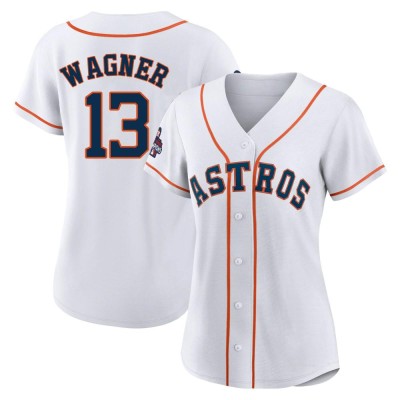 Women's Billy Wagner Houston Astros Replica White 2022 World Series Champions Home Jersey