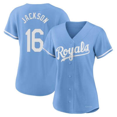 Women's Bo Jackson Kansas City Royals Authentic Light Blue 2022 Alternate Jersey