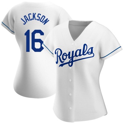 Women's Bo Jackson Kansas City Royals Replica White Home Jersey