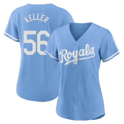 Women's Brad Keller Kansas City Royals Replica Light Blue 2022 Alternate Jersey