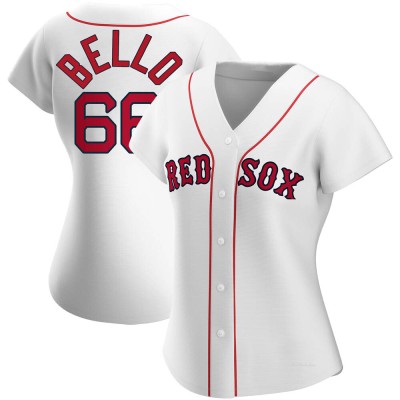 Women's Brayan Bello Boston Red Sox Replica White Home Jersey