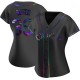 Women's Brent Suter Colorado Rockies Replica Black Holographic Alternate Jersey