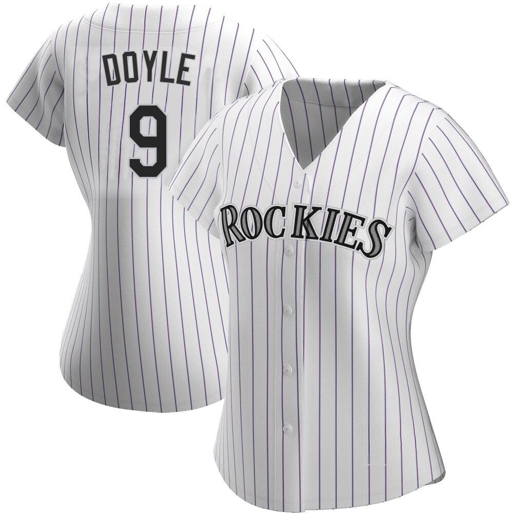 Women's Brenton Doyle Colorado Rockies Replica White Home Jersey