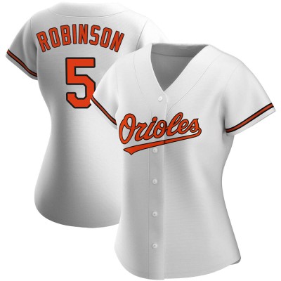 Women's Brooks Robinson Baltimore Orioles Authentic White Home Jersey