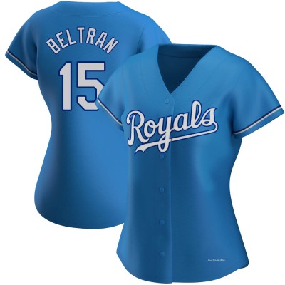 Women's Carlos Beltran Kansas City Royals Authentic Light Blue Alternate Jersey