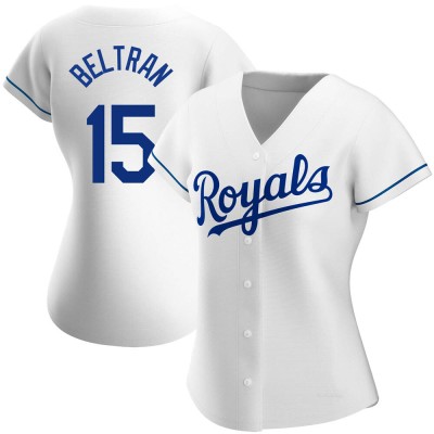 Women's Carlos Beltran Kansas City Royals Authentic White Home Jersey