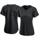 Women's Carlos Hernandez Kansas City Royals Replica Black Pitch Fashion Jersey